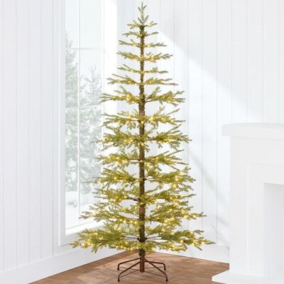 7.5' Pre-Lit Sparse Christmas Tree w/ 2-in-1 LED Lights, Cordless Connection