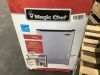 Magic Chef 4.5 cu. ft. Mini Fridge with True Freezer in Stainless Look - Dented - 8