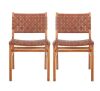 SAFAVIEH Taika Light Brown Dining Chair, Set of 2