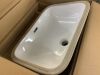 Glacier Bay 22 in. Ceramic Rectangular Undermount Bathroom Sink in White with Overflow Drain - 3