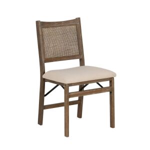 Powell Cane Back Folding Chair