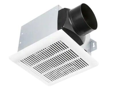 Hampton Bay 80 CFM Ceiling Mount Roomside Installation Bathroom Exhaust Fan