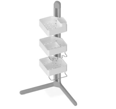 Sharper Image SpaStudio Nook Modular 3-Tier Shower Caddy