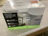 HOMEWERKS Round Decorative White 80 CFM Ceiling and Wall Mounted Bathroom Ventilation Exhaust Fan with Dimmable LED Light - 3