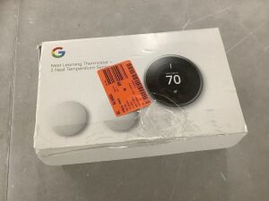 Google Nest Learning Thermostat, Smart Wi-Fi Thermostat Stainless Steel - Missing Temp Sensors 