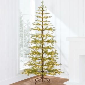 6' Pre-Lit Sparse Christmas Tree w/ 2-in-1 LED Lights, Cordless Connection