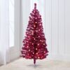 Prelit Colorful Mini Spruce Christmas Tree w/ LED Lights - 4ft