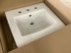 American Standard Boxe 19.75 in. Center Countertop Bathroom Sink in White - 2