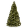 Pre-Lit Artificial Spruce Christmas Tree w/ Foldable Metal Base 9ft