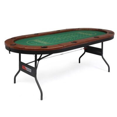  PEXMOR Foldable Game Table 10 Player Poker Table 