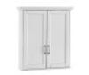 Home Decorators Collection&nbsp;Ashburn 24 in. W x 8 in. D x 27 in. H Bathroom Storage Wall Cabinet in White
