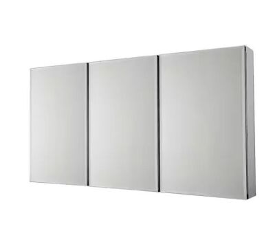 36 in. W x 31 in. H Rectangular Aluminum Medicine Cabinet with Mirror