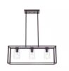 Sunpez 29.5 in. W 3-Light Dining Room Chandelier Over Table Modern Rectangle Pendant Lights