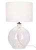 Hampton Bay Windmere 21.5 in Clear Glass Table Lamp