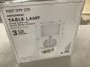 Hampton Bay Windmere 21.5 in Clear Glass Table Lamp - 4