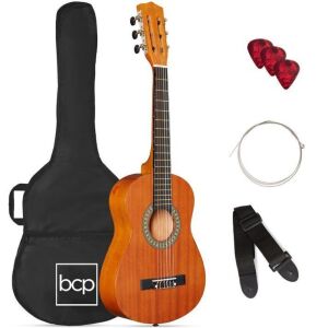 Kids Acoustic Guitar Beginner Starter Kit with Carrying Case - 30in