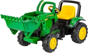 Peg Perego John Deere Ride On Chain Drive Front Loader with Pedal 