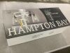 Hampton Bay Wakefield 22 in. 3-Light Chrome Modern Vanity with Clear Glass Shades - 2