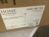 Home Decorators Collection Florabelle 5LT Chandelier Modern Brushed Nickel Finish with Glass Shades - 2