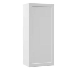 Hampton Bay Designer Series Melvern Assembled 18x42x12 in. Wall Kitchen Cabinet in White