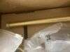 LNC Robb Modern 3-Light Gold Bathroom Vanity Light with Clear Globe Shades - 3