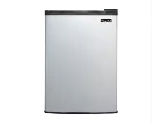 Magic Chef 2.6 cu. ft. Mini Fridge in Stainless Steel Look without Freezer