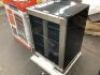 Magic Chef&nbsp;Beverage 23.4 in. 154 (12 oz.) Can Beverage Cooler, Stainless Steel - Dented Corners&nbsp; - 3