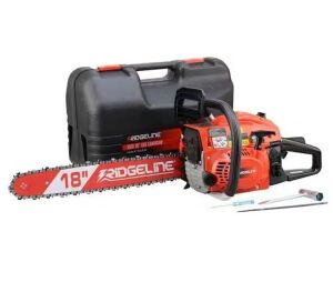 RIDGELINE 18 in. 45 cc Gas Chainsaw with Case