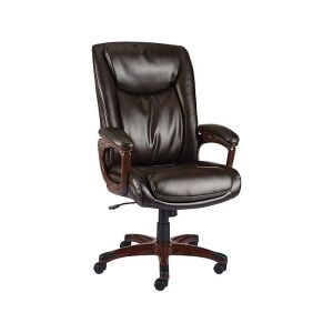 Staples Westcliffe Ergonomic Leather Swivel Executive Chair