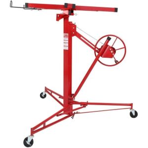  Drywall Lift Panel Hoist, 11 Feet, Red 