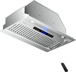 EKON 900CFM Range Hood Insert, Ducted/Ductless 