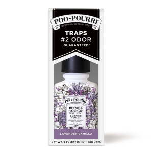 Poo-Pourri Lavender Vanilla, Odor Eliminating Air Freshner, 6-Pack