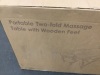 Portable Massage Table with Solid Wooden Legs - 4