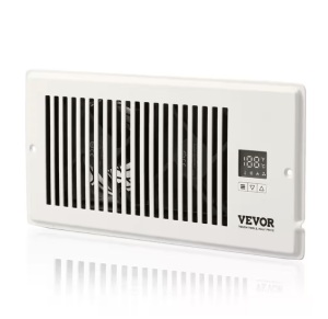 VEVOR Register Booster Fan, Fits 4 in. x 10 in. Register Holes for Heating Cooling Smart Vent, White