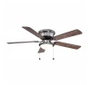 Hugger 52 in. LED Gunmetal Ceiling Fan