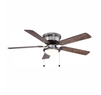 Hugger 52 in. LED Gunmetal Ceiling Fan