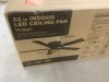 Hugger 52 in. LED Gunmetal Ceiling Fan - 4