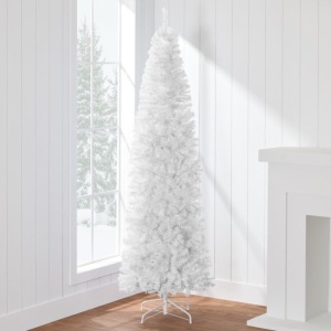 12' White Artificial Pencil Holiday Christmas Tree