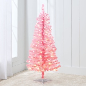 Prelit Colorful Mini Spruce Christmas Tree w/ LED Lights - 4ft