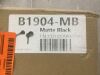 Single-Handle Wall Mount Bathroom Faucet in Matte Black - 3