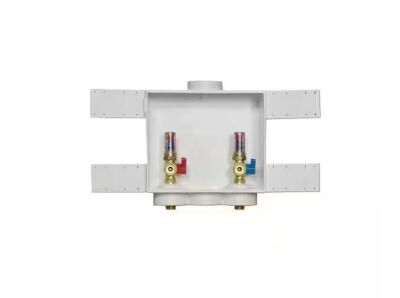 Oatey Quadtro 2 in. Copper Sweat Connection Washing Machine Outlet Box with Water Hammer Arresters