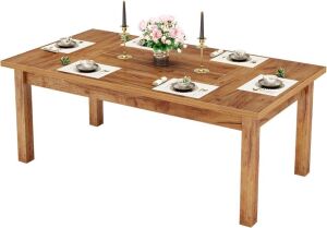 Tribesigns 70.87" Wood Dining Table