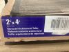 Lot of (6) Metalux 2 ft. x 4 ft. 64-Watt Equivalent Integrated LED White Center Lens Troffer, 4000K Bright White - Uninspected  - 4