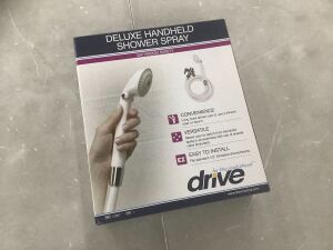 Drive Medical Handheld Shower Spray with Diverter Valve