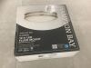 Hampton Bay Flaxmere 12 in. Brushed Nickel Dimmable LED Integrated Flush Mount with Frosted White Glass Shade - 2
