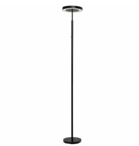 Hampton Bay 71.65 in. Black LED Floor Lamp