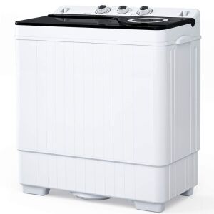 ROVSUN 26lbs 420W 110V Portable Twin Tub Washing Machine