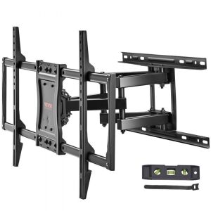 VEVOR Full Motion TV Mount Fits Most 37-75 inch TVs, Max VESA 600x400mm, Holds up to 132 lbs