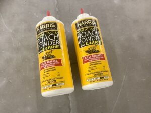 Lot of (2) Harris Boric Acid Roach Powder 