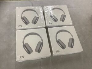 Lot of (4) Over-Ear Wireless Bluetooth Headphones